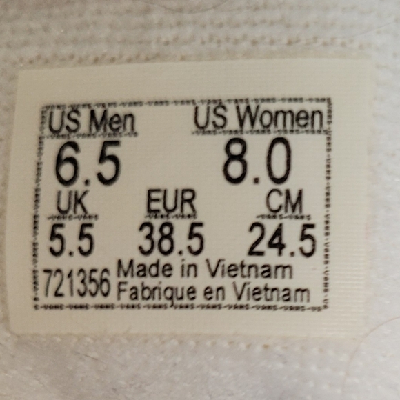 Vans Sk8-Hi Skate Shoe size 6.5 men - 8 women Red. - Picture 6 of 6